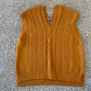 Anthropologie oversized sweater vest
